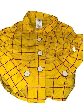 Disney’s Woody Button Down Shirt With Giant Cute Buttons